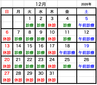 2026年12月診療335